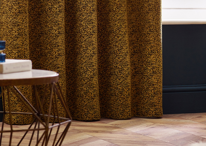 Galaxy Eyelet, Gold - Ready Made Curtains - Image 6